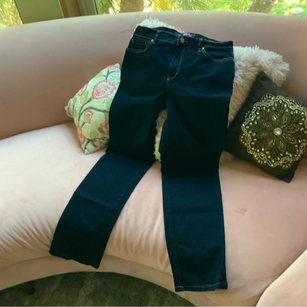 Gloria Vanderbilt Stretch Dark blue Jeans - Picture 4 of 6